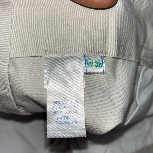 Southern Tide Mens Flat   Front Cream Short Waist Size 38 - Picture 11 of 14